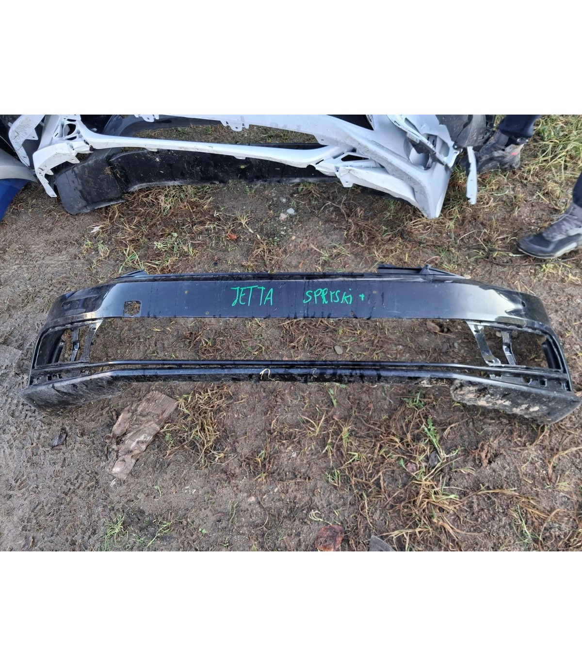 VW JETTA 5C6 ZDERZAK PRZÓD PRZEDNI 4xPDC
