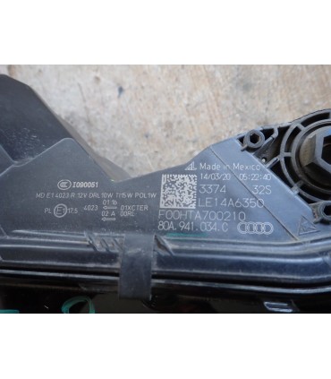 AUDI Q5 80A LAMPA PRAWA PRAWY PRZÓD EUROPA 80A941034C