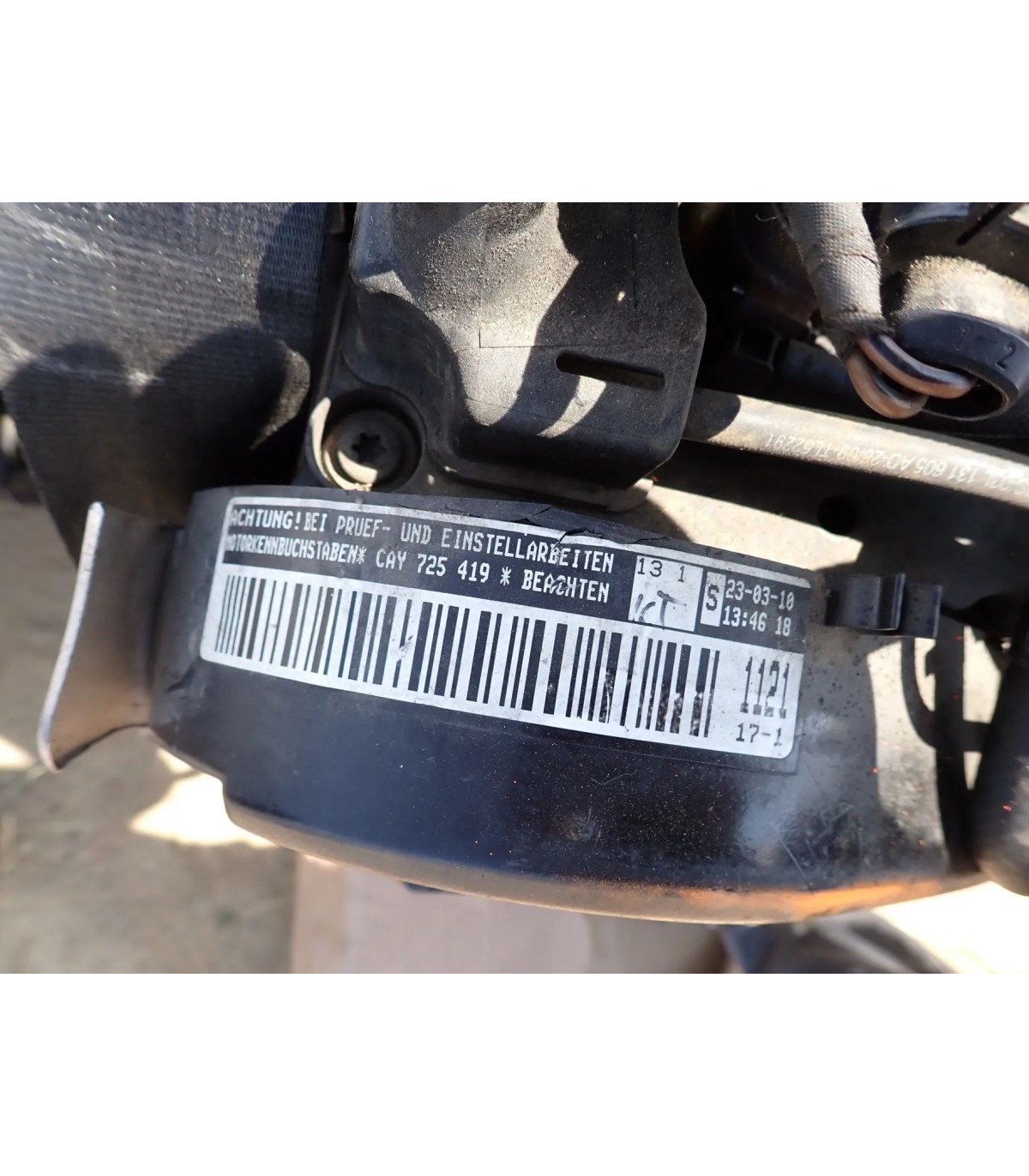 VOLKSWAGEN AUDI SKODA SEAT 1.6 TDI CAY SILNIK SŁUPEK
