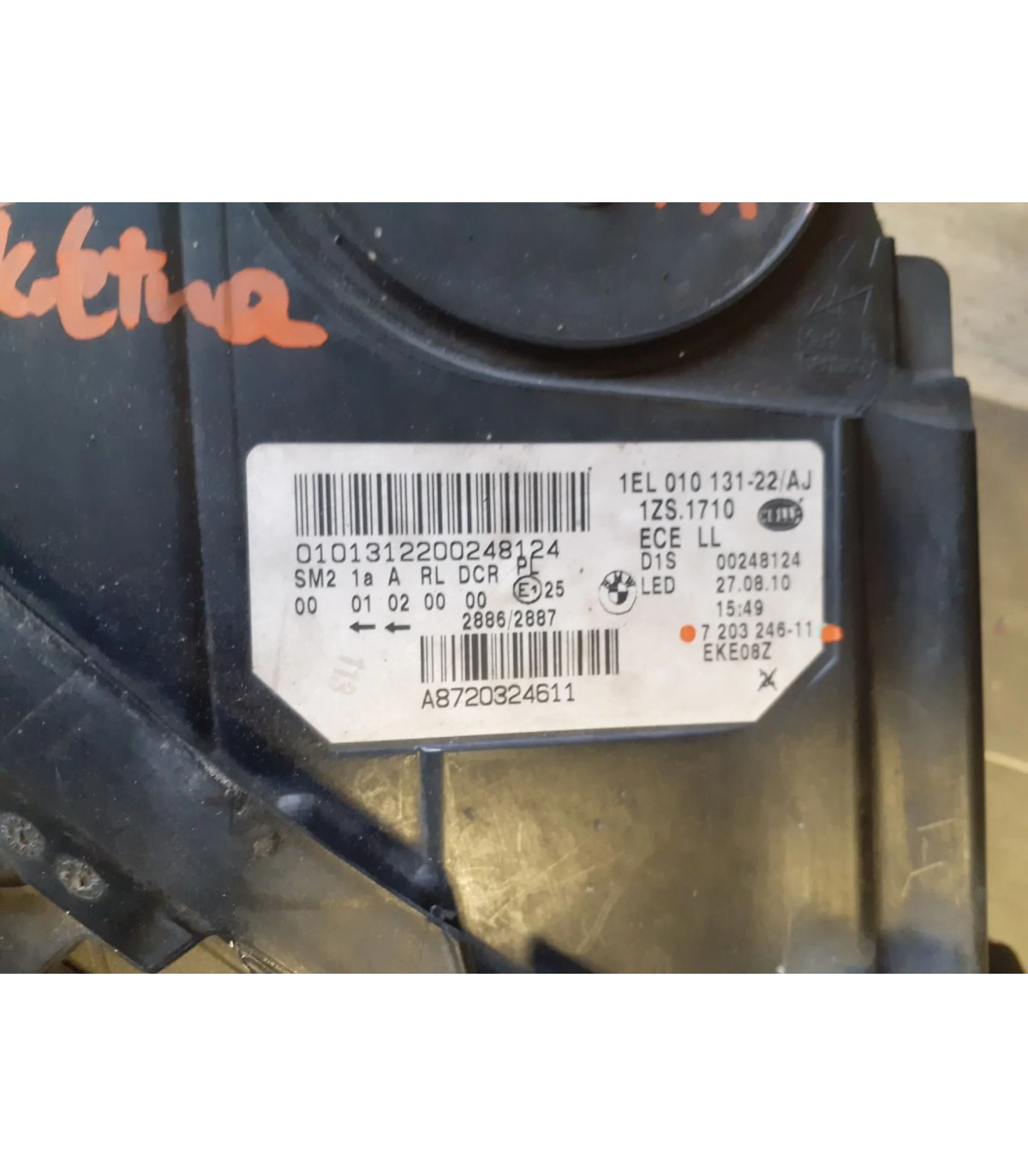 BMW F10 F11 LAMPA PRAWY PRZÓD 7203246-11