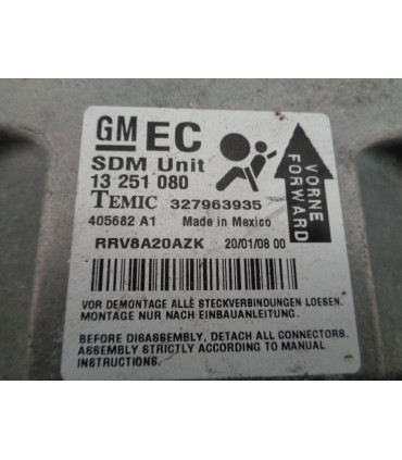 OPEL MODUŁ SENSOR PODUSZEK AIRBAG 13251080 / 327963935