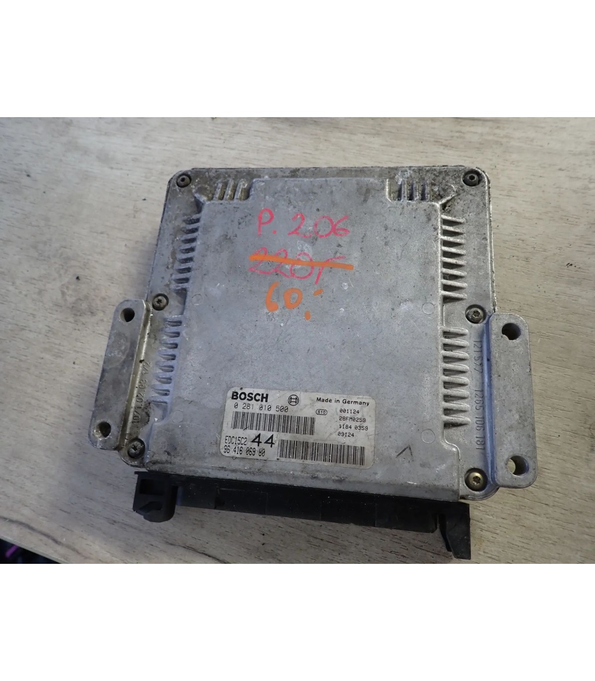 CITROEN PEUGEOT 2.0 HDI KOMPUTER STEROWNIK SILNIKA 0281010500 9641606980