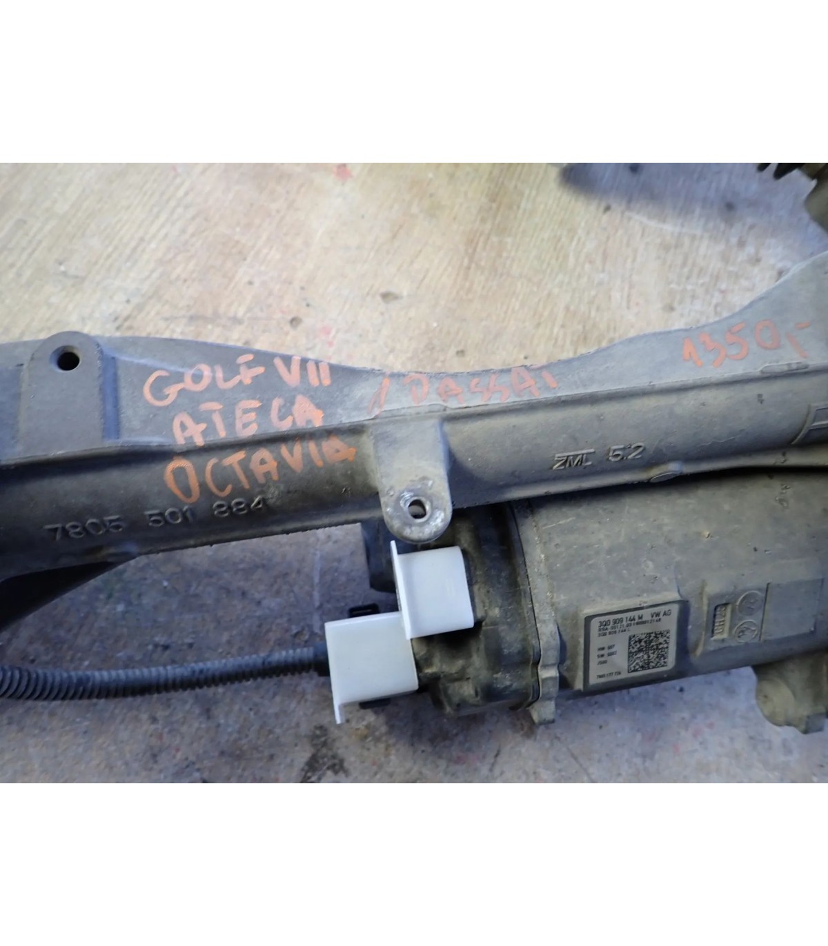 VOLKSWAGEN GOLF PASSAT SKODA OCTAVIA SEAT ATECA PRZEKŁADNIA KIEROWNICZA 3Q1423053G 3Q0909144M