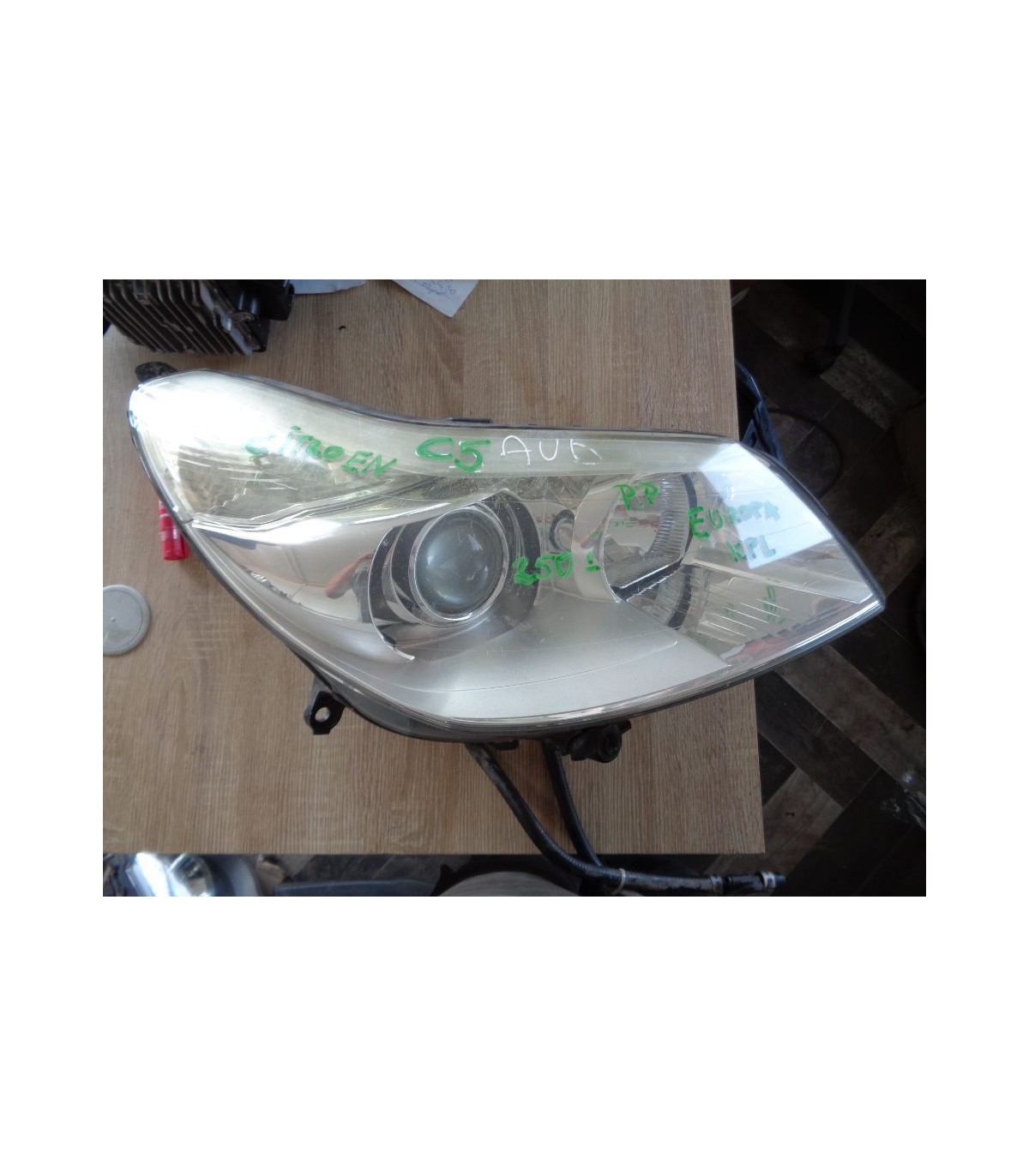 CITROEN C5 LAMPA PRAWA PRZÓD EUROPA KPL.