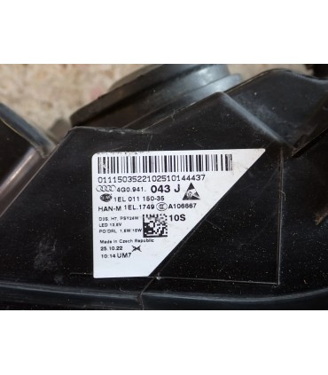 Audi A6 C7 Lampa lewy przód Europa 4G0941043J