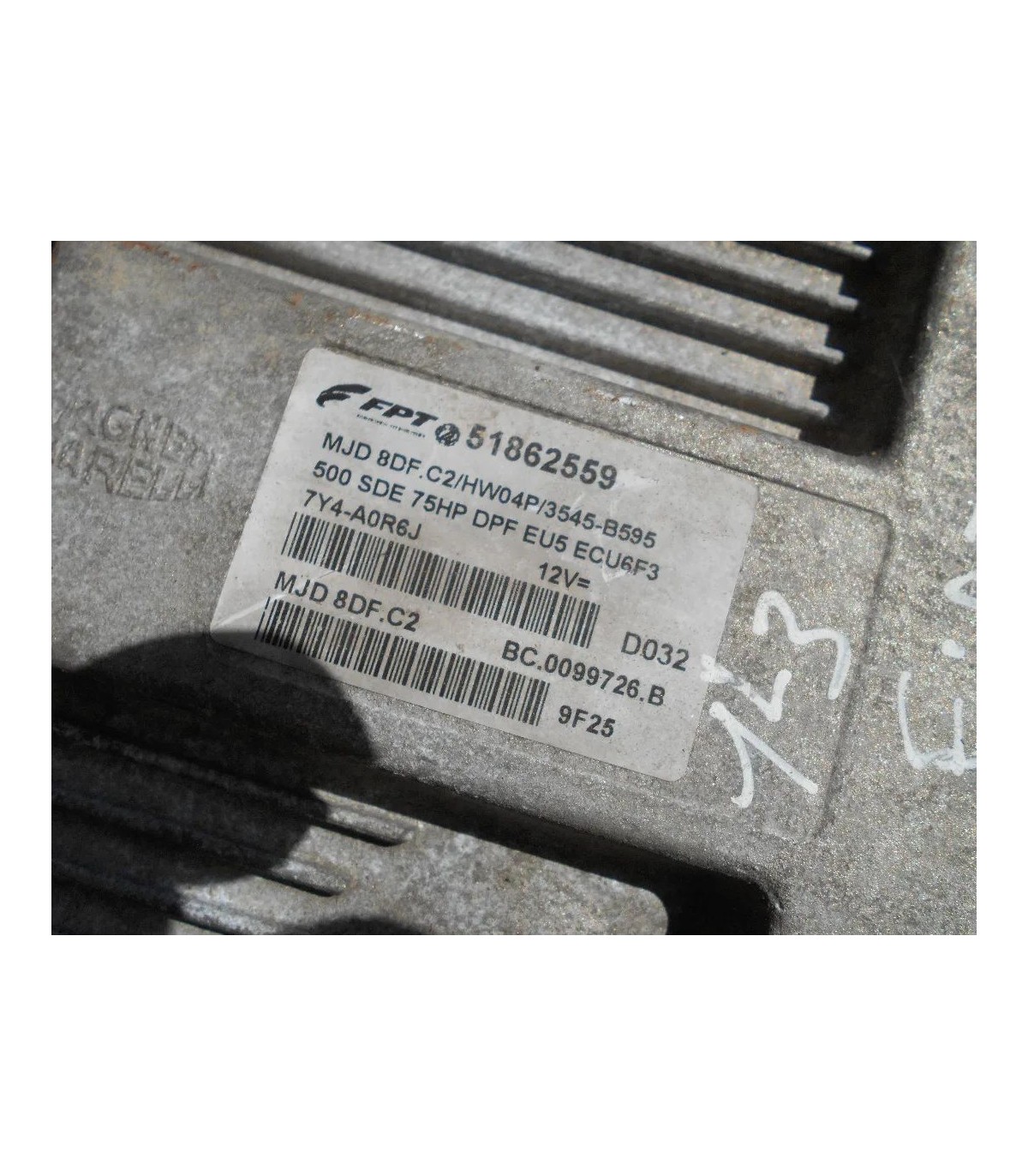 FIAT 500 KOMPUTER STEROWNIK SILNIKA 51862559