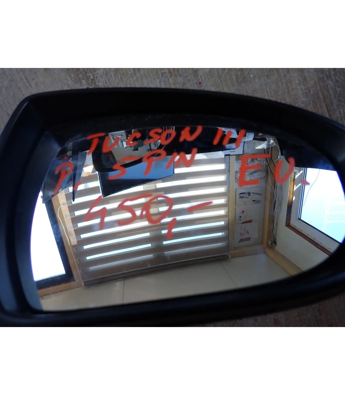 HYUNDAI TUCSON III LUSTERKO PRAWE 5 PIN