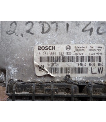 OPEL FRONTERA KOMPUTER STEROWNIK SILNIKA 0281001792 90589739