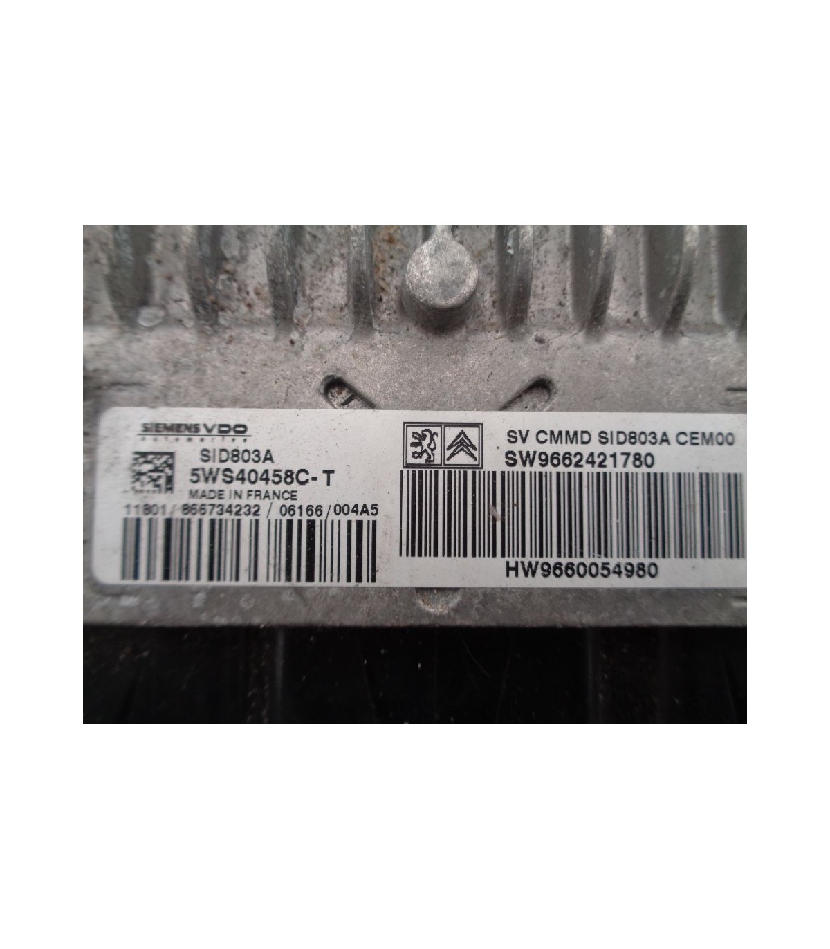 CITROEN 2.0 HDI KOMPUTER STEROWNIK SILNIKA 9662421780