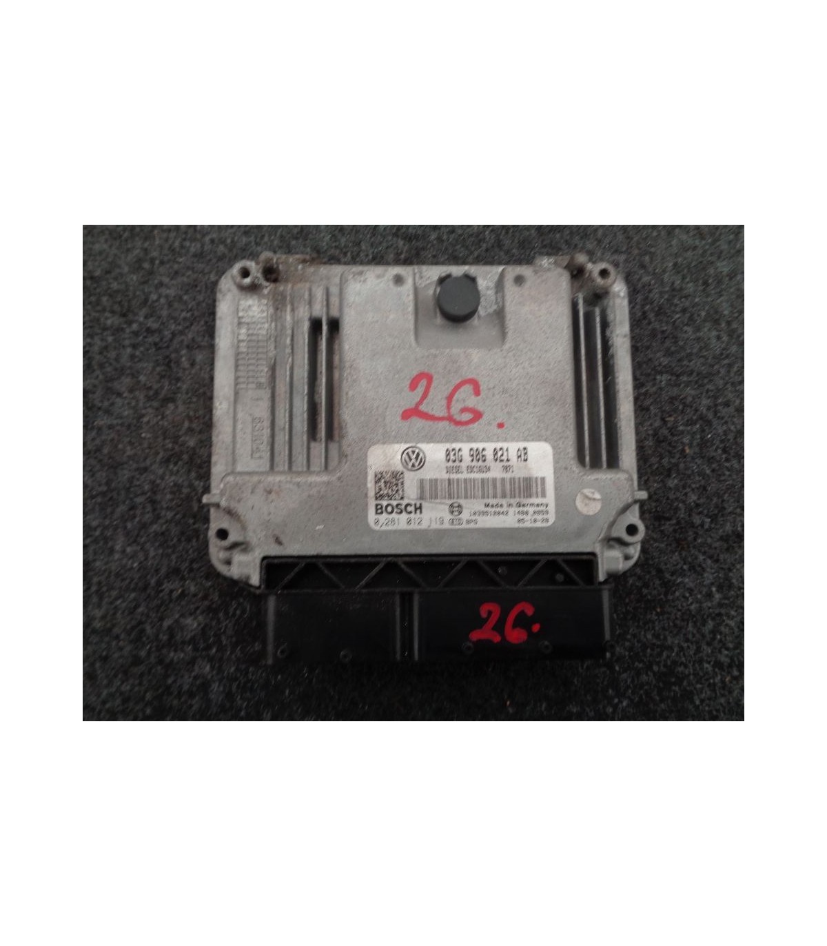 VW GOLF V TOURAN 2.0 TDI KOMPUTER STEROWNIK SILNIKA 03G906021AB