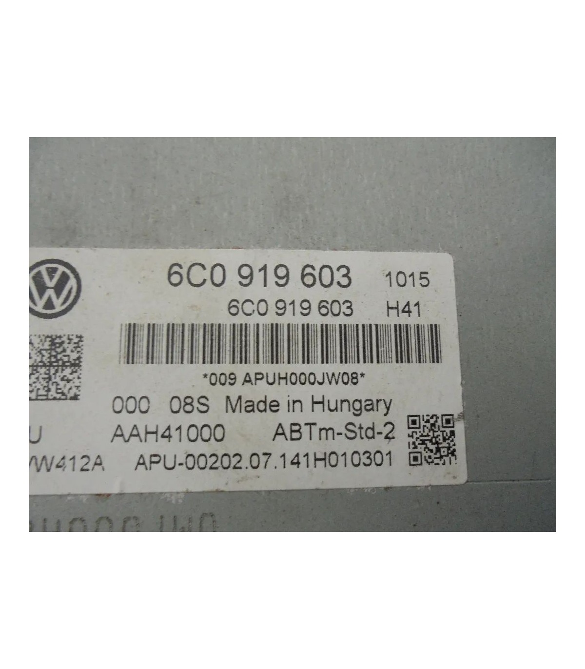 VW POLO EKRAN WYŚWIETLACZ LCD 6C0919603