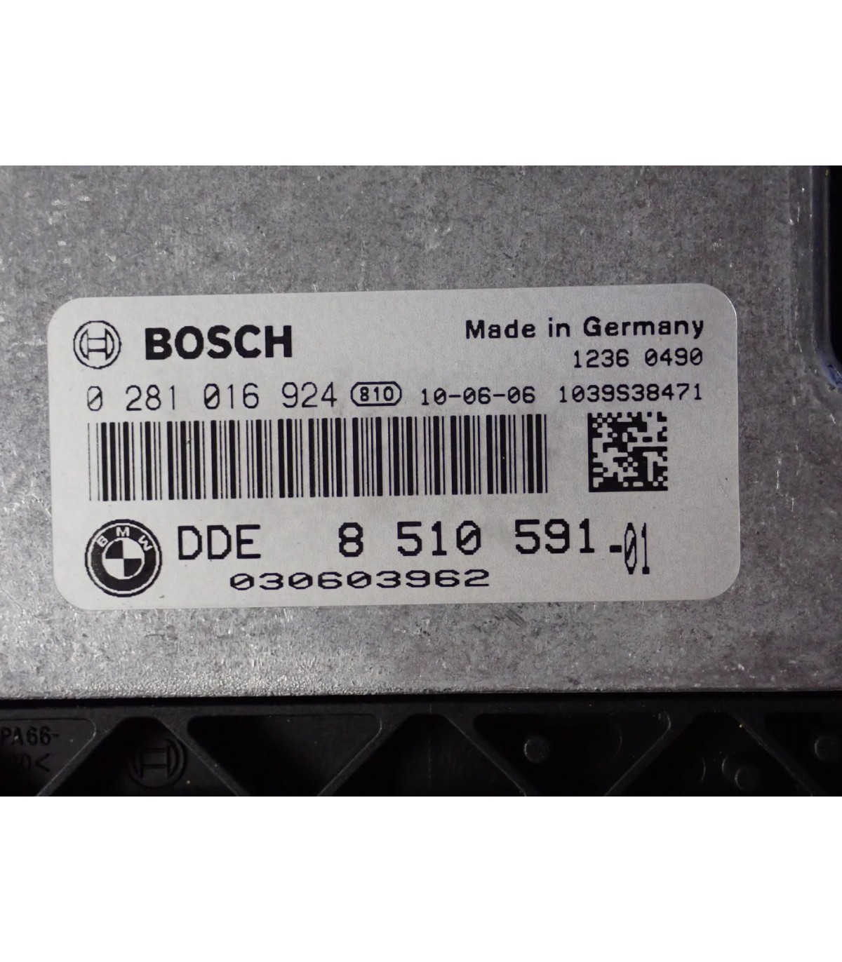 BMW X1 2.0D STEROWNIK SILNIKA 8510591 0281016924