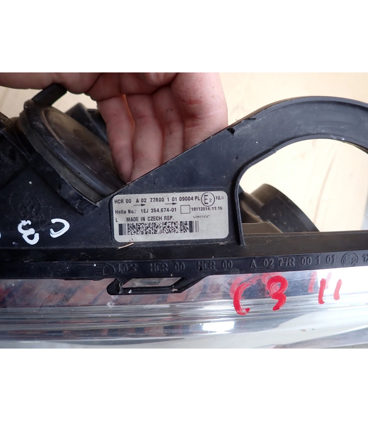 CITROEN C3 II LAMPY PRZÓD PRAWA LEWA