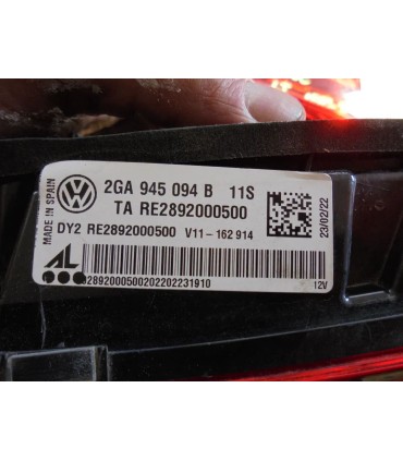 VW T-ROC LAMPA PRAWY TYŁ W KLAPĘ EUROPA