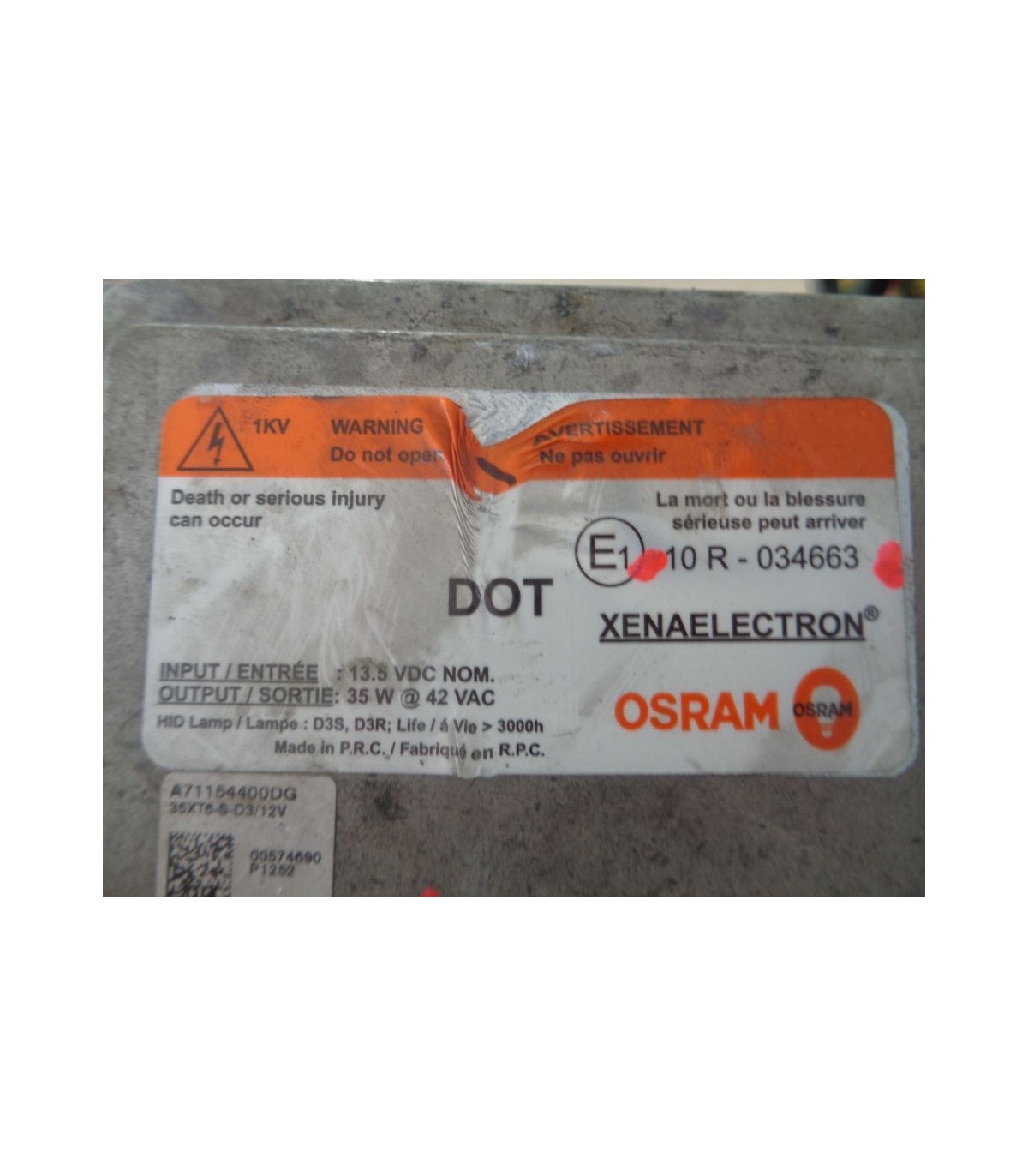 PRZETWORNICA XENON A71154400DG