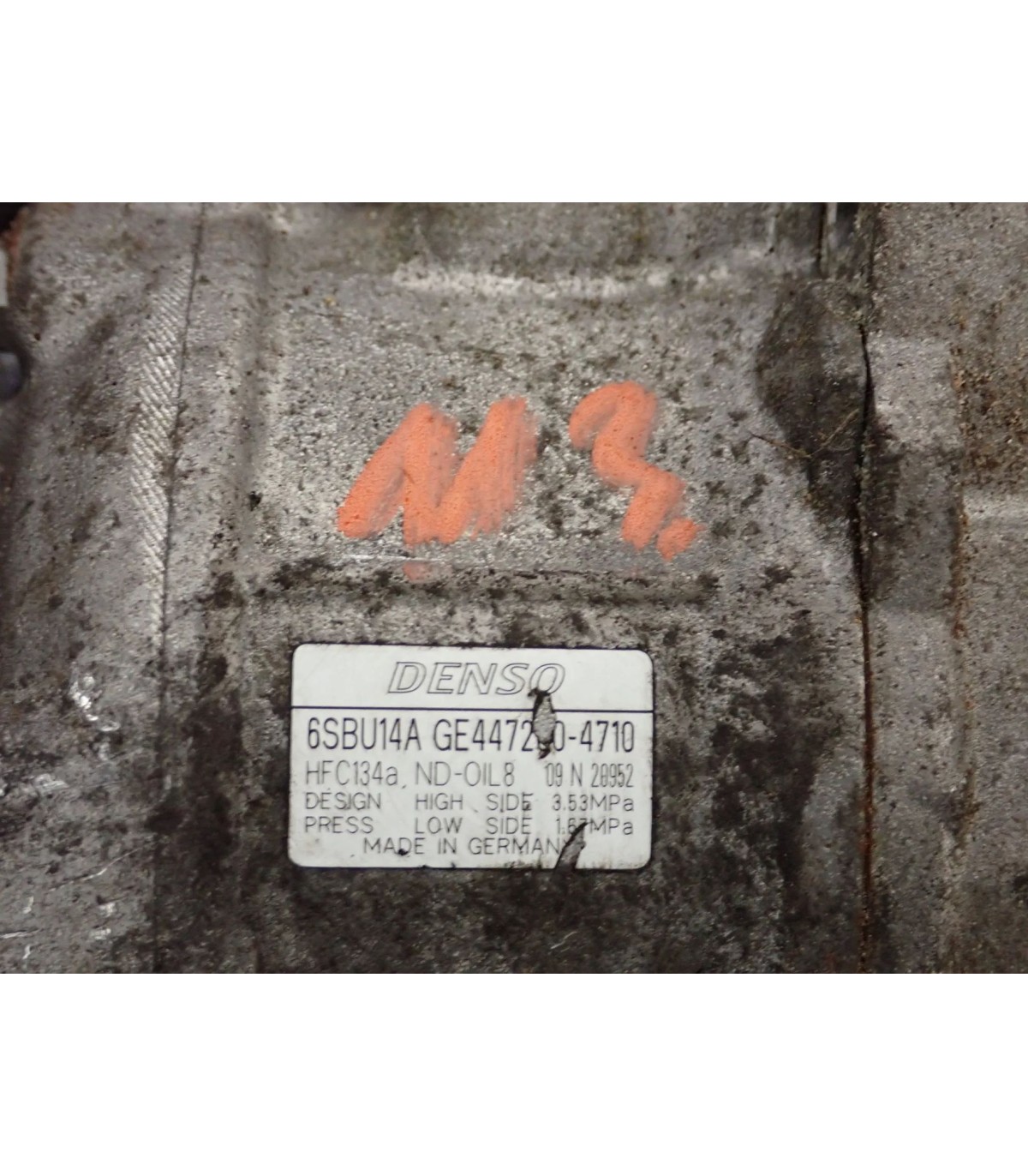 BMW 2.0 D SPRĘŻARKA KLIMATYZACJI 447260-4710 447260-3821 447260-1852 6905643 -07