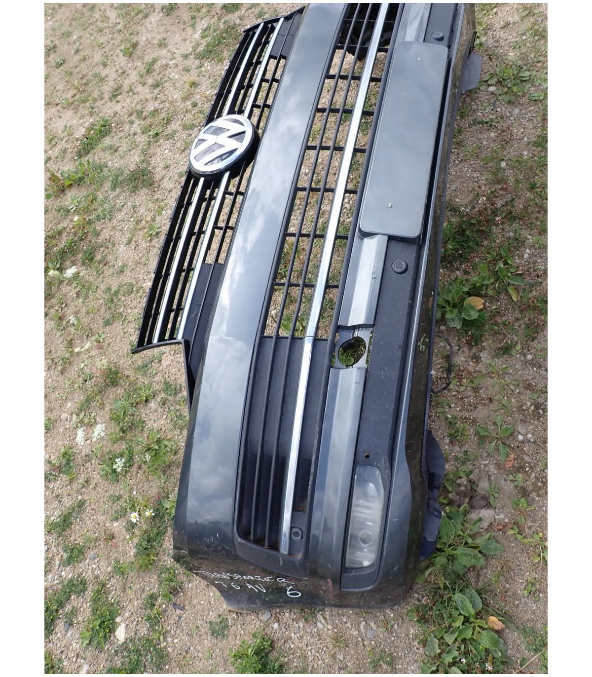 VOLKSWAGEN T6 ZDERZAK PRZÓD PDC KPL