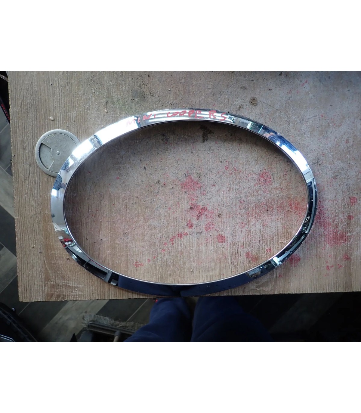 MINI COOPER F55 F56  CHROM LAMPY LEWY 7300631