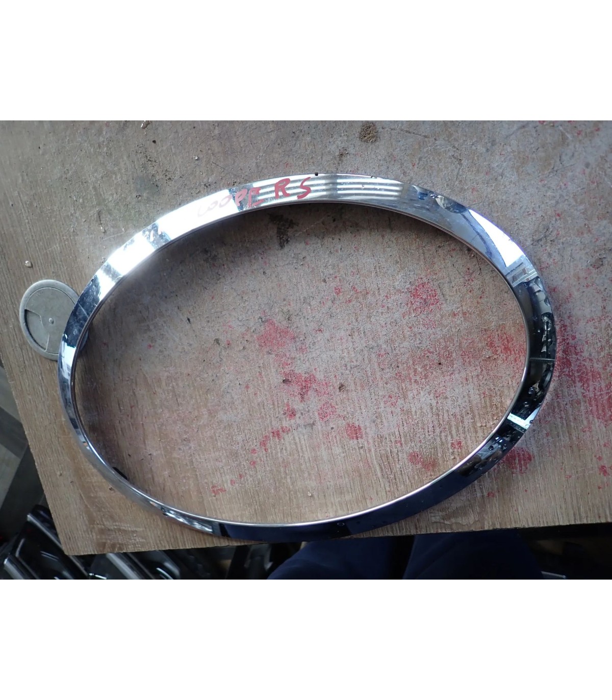 MINI COOPER F55 F56  CHROM LAMPY LEWY 7300631
