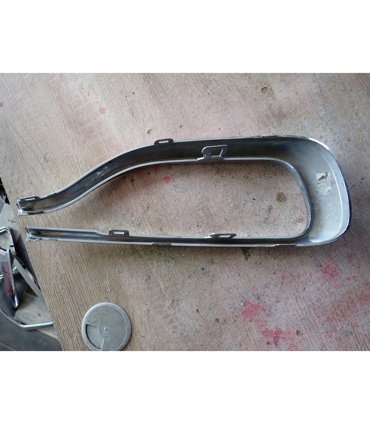 BMW 7 F11 F12 LISTWA CHROM ZDERZAKA TYŁ PRAWA 7369920