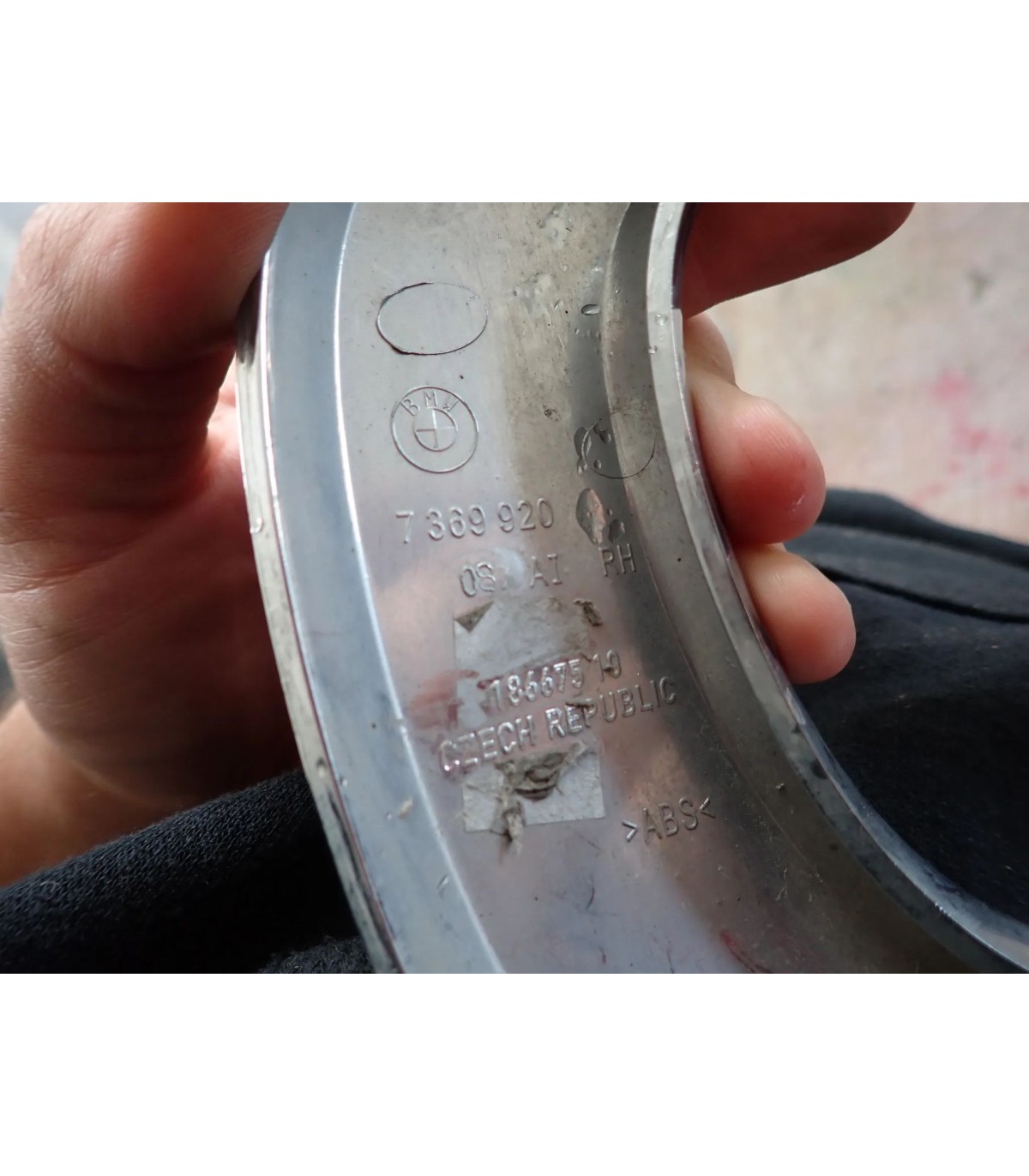 BMW 7 F11 F12 LISTWA CHROM ZDERZAKA TYŁ PRAWA 7369920
