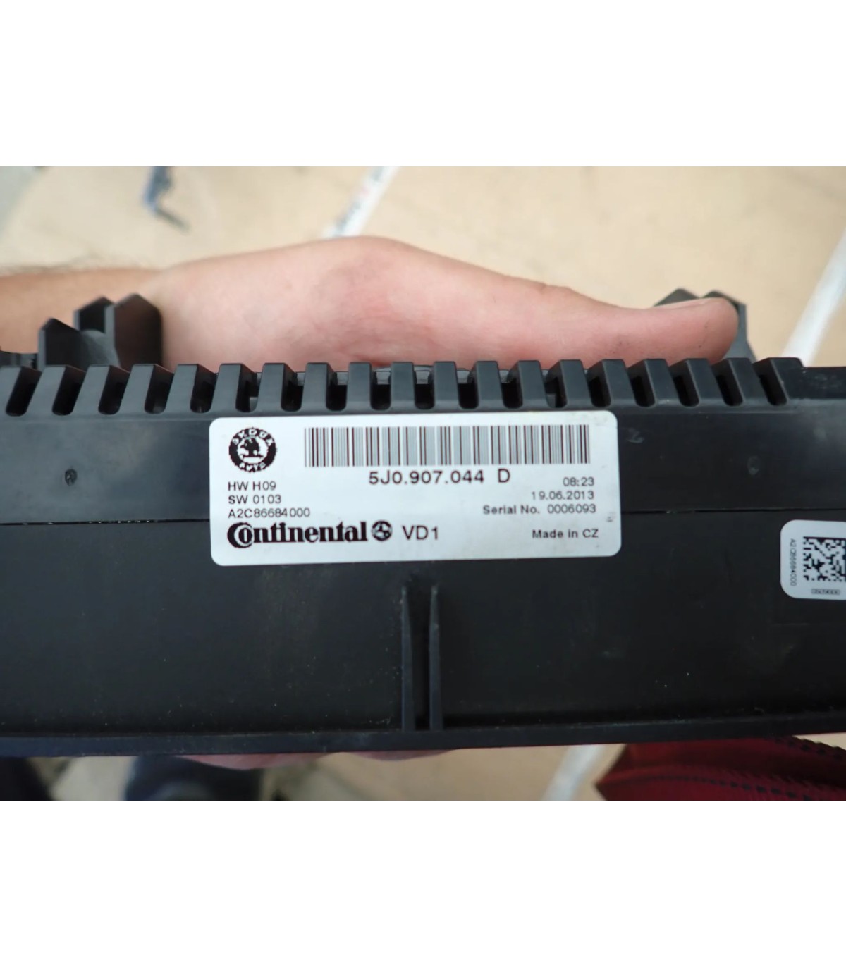 SKODA FABIA II PANEL STEROWANIA KLIMATYZACJI 5J0907044D