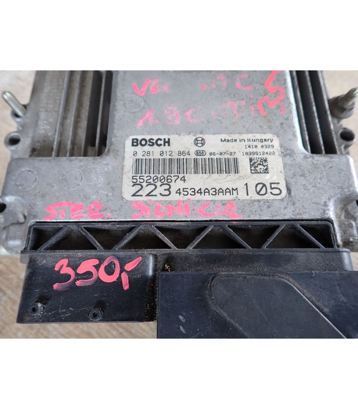 OPEL VECTRA C 1.9 CDTI STEROWNIK SILNIKA 0281012864
