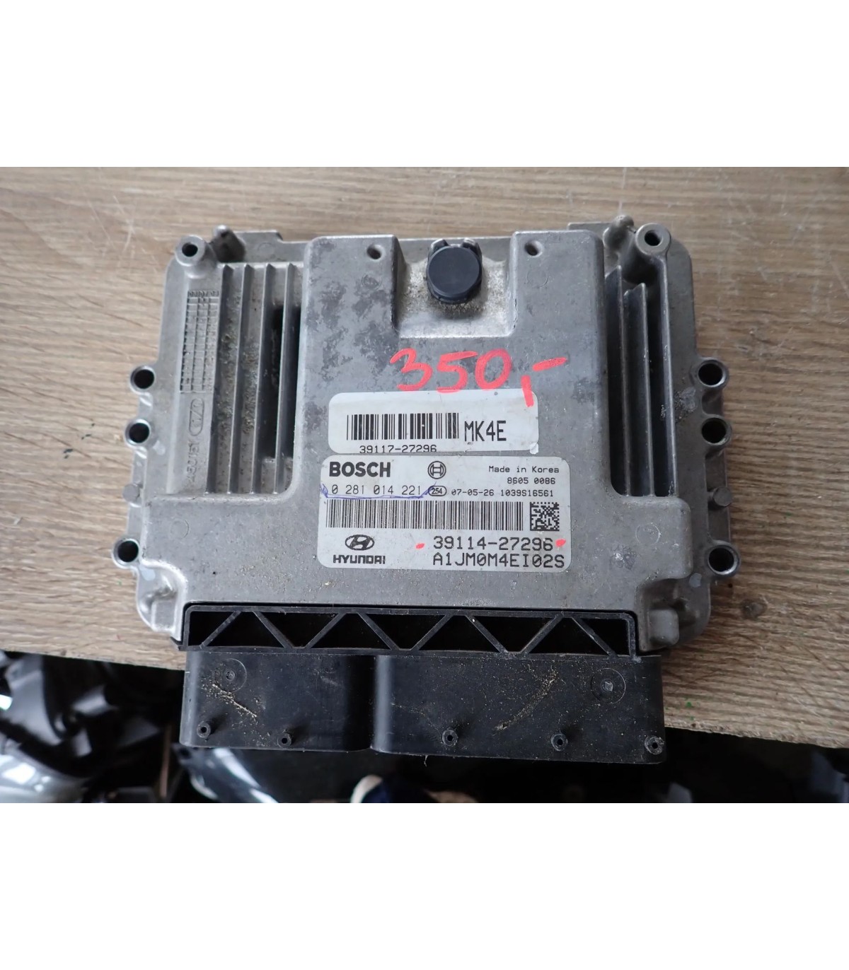 HYUNDAI KIA 2.0 CRDI KOMPUTER STEROWNIK SILNIKA 0281014221 39114-27296