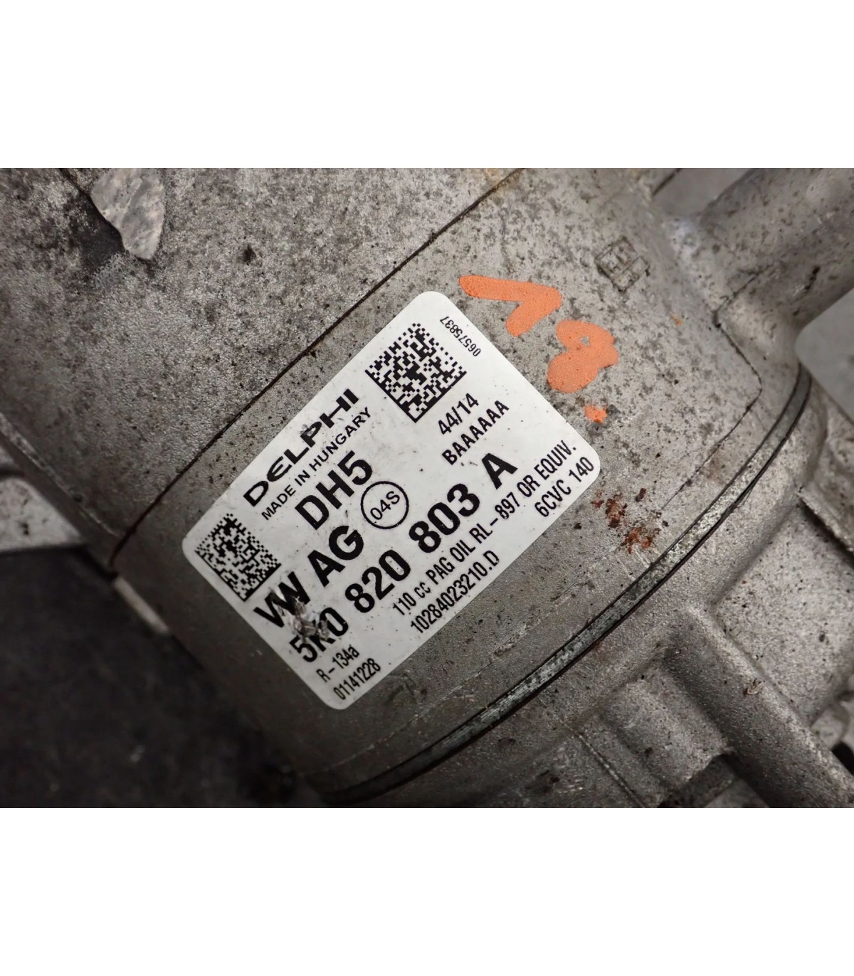 VW AUDI SKODA SEAT 1.6 TDI 2.0 TDI 1.4 1.8 2.0 TFSI SPRĘŻARKA KLIMATYZACJI 5K0820803 5K0820803A 5K0820803E 5K0820803H