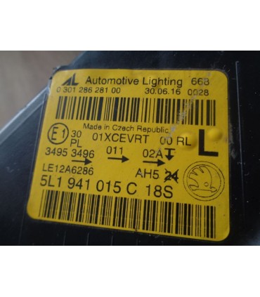 SKODA YETI XENON LAMPA PRZÓD LEWA EUROPA