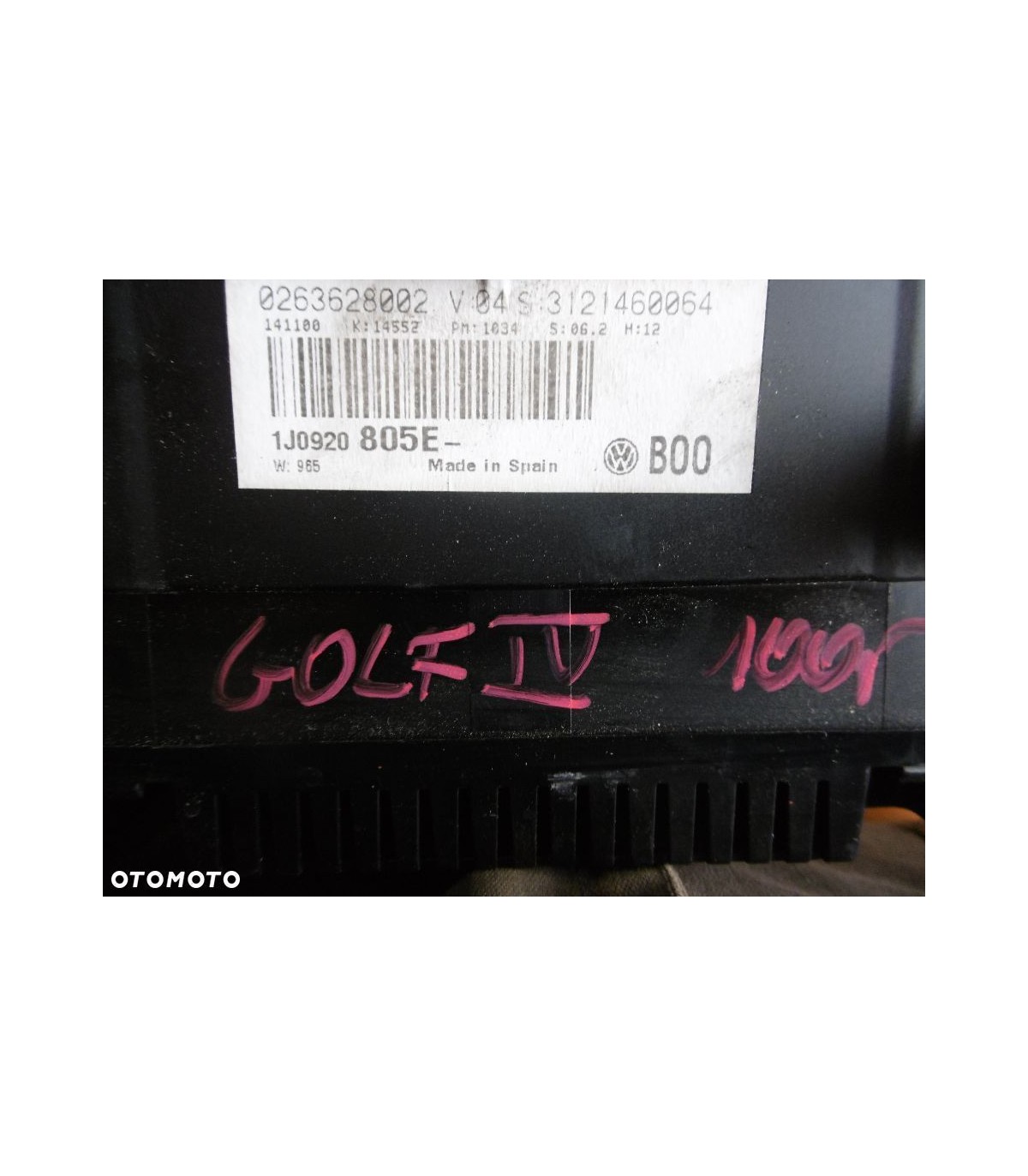 LICZNIK GOLF IV 1J0920905E