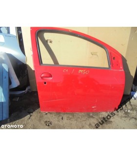 CITROEN C1, AYGO DRZWI PRAWY PRZÓD GOŁE