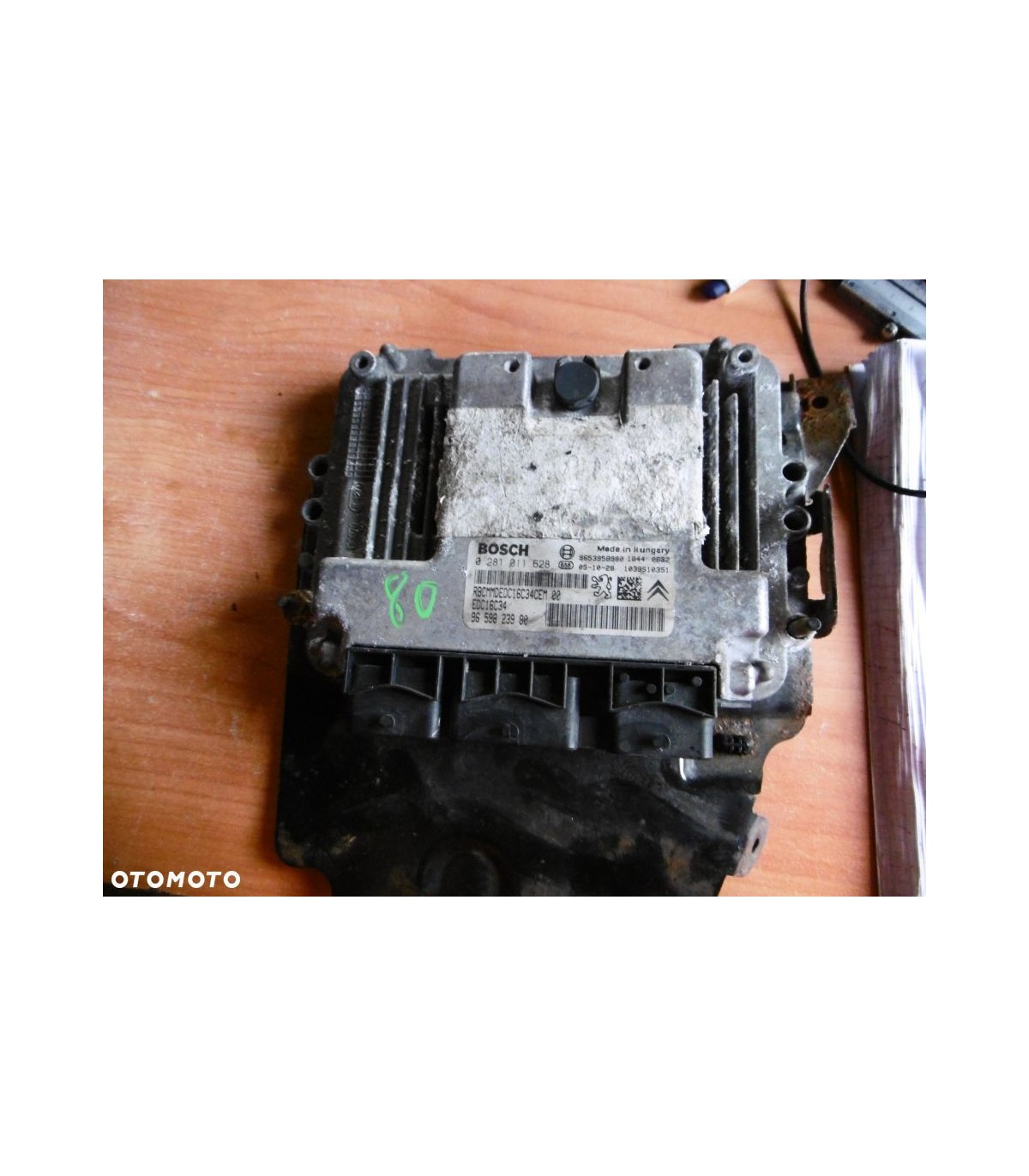 PEUGEOT KOMPUTER STERWONIK SILNIKA 9659823980 0281011628
