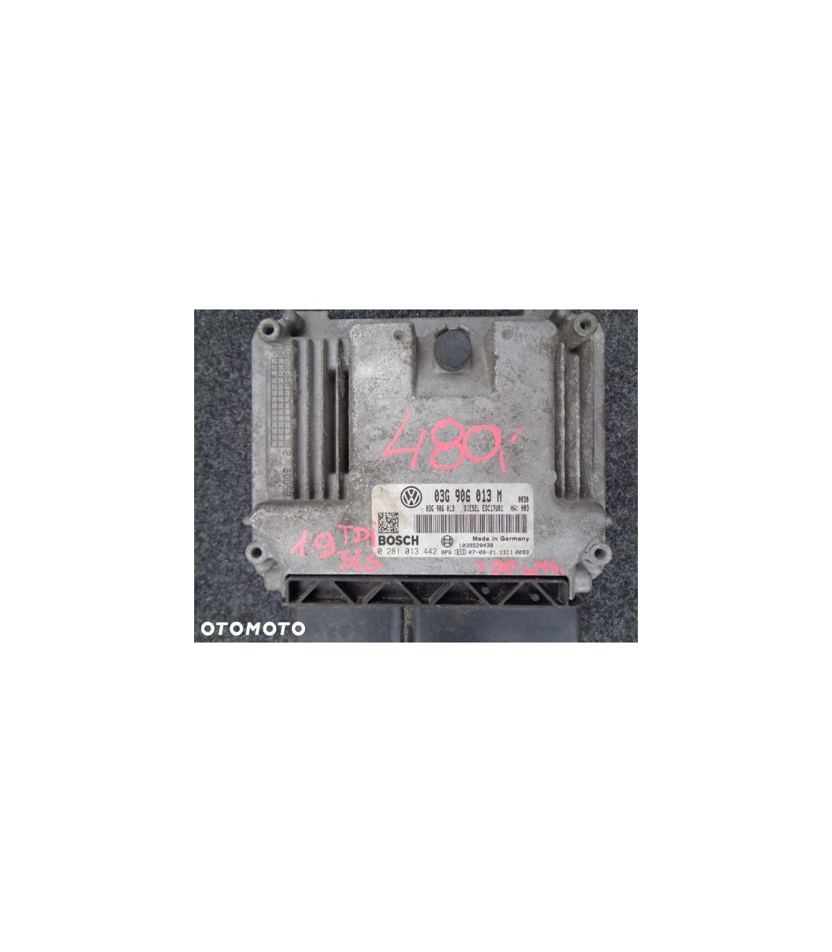 VW STEROWNIK SILNIKA 03G906013M