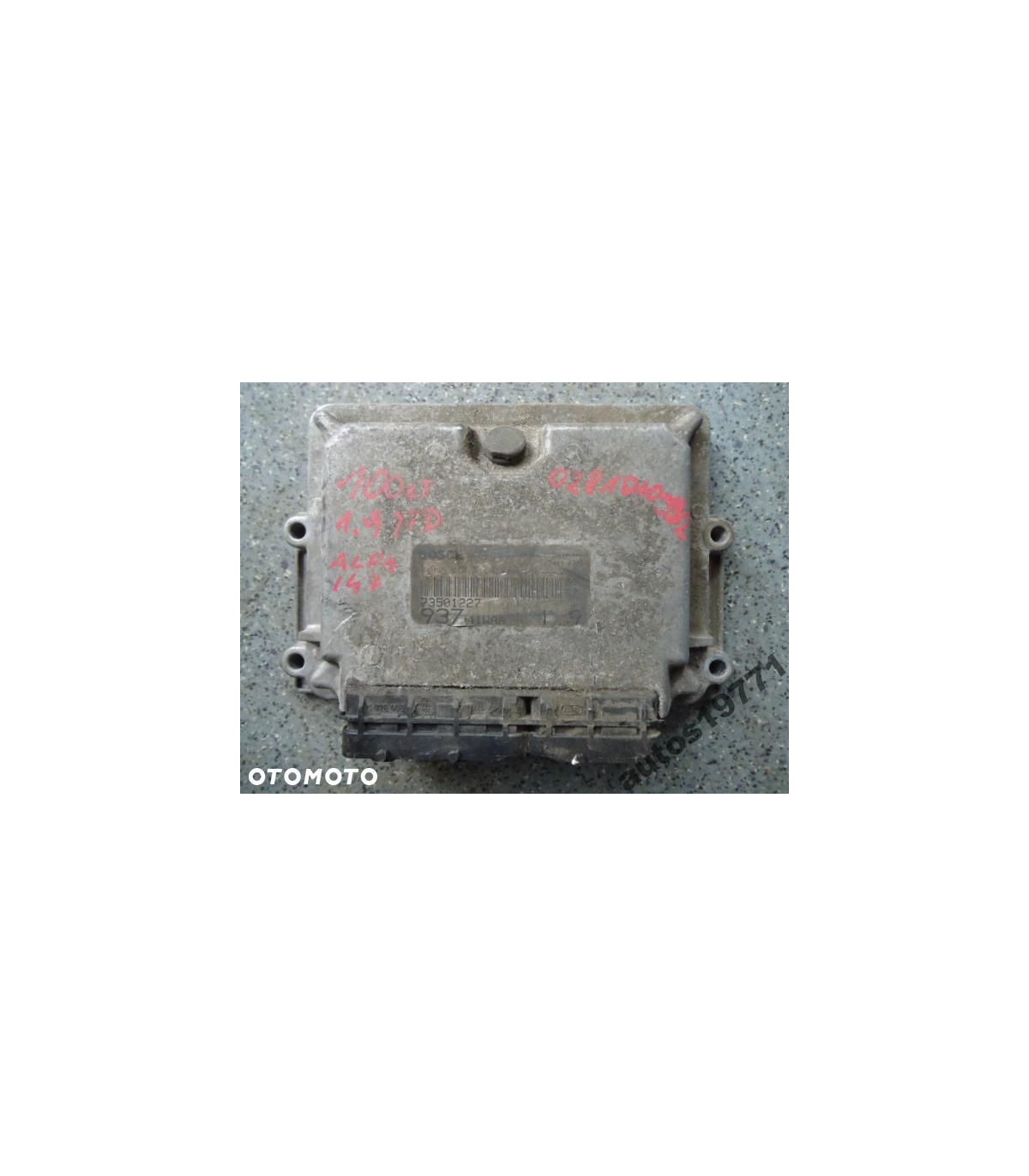 ALFA 147 KOMPUTER STEROWNIK SILNIKA 73501227 20281010332