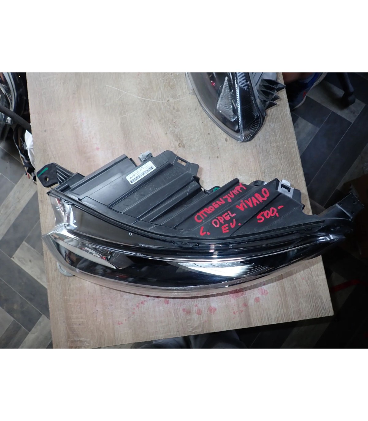 OPEL VIVARO CITROEN JUMPY PEUGEOT EXPERT LAMPA LEWY PRZÓD 9808567780