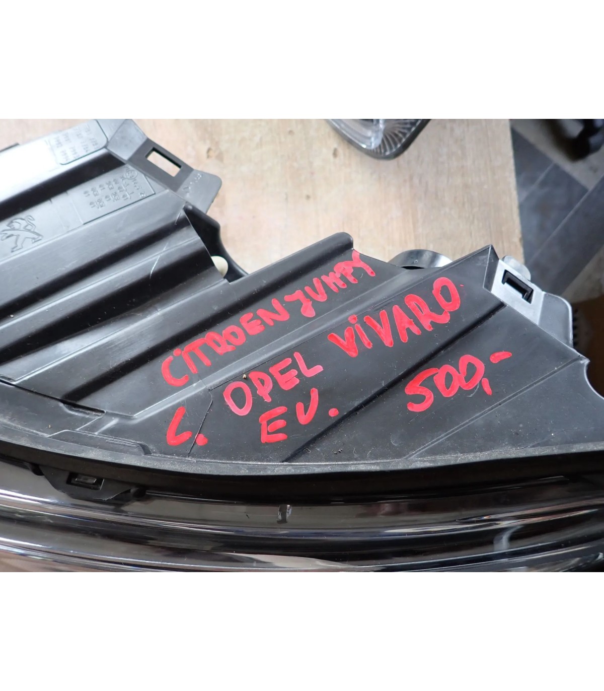OPEL VIVARO CITROEN JUMPY PEUGEOT EXPERT LAMPA LEWY PRZÓD 9808567780