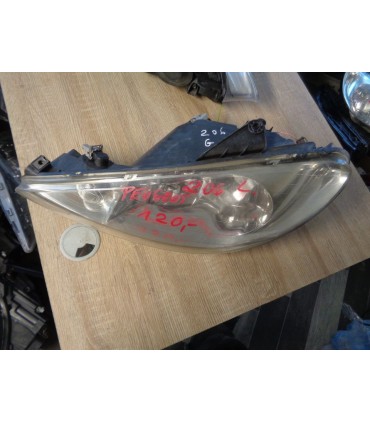PEUGEOT 206 LAMPA LEWY PRZÓD EUROPA