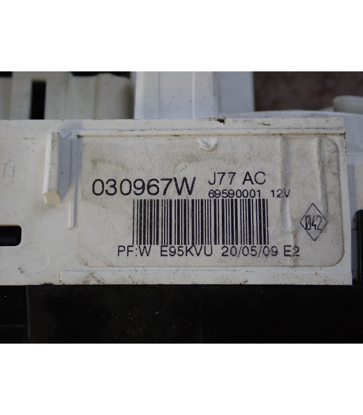 RENAULT CLIO III LIFT PANEL STEROWANIA NAWIEWAMI 030967W 69590001