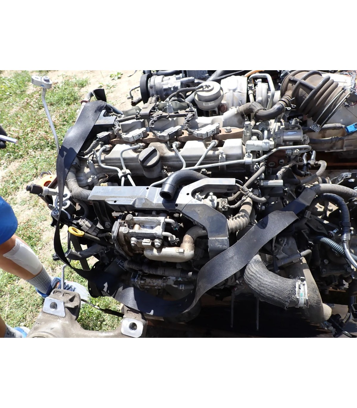 TOYOTA RAV 4 VERSO AVENSIS T27 2.2 D-CAT 150KM 2AD 09-12 SILNIK GOŁY SŁUPEK