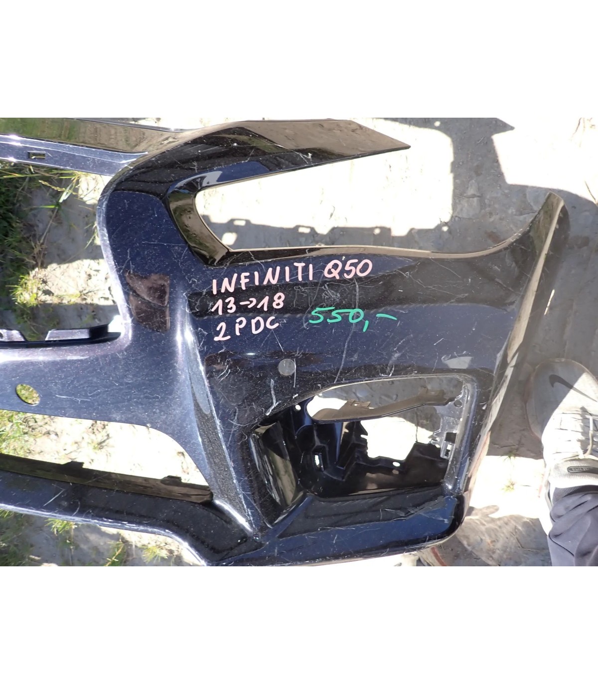 INFINITI Q50 13-18 ZDERZAK PRZÓD 2X PDC