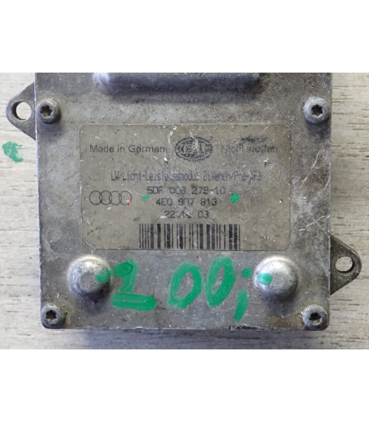 AUDI A8 D3 PRZETWORNICA MODUŁ SKRĘTU 4E0907813