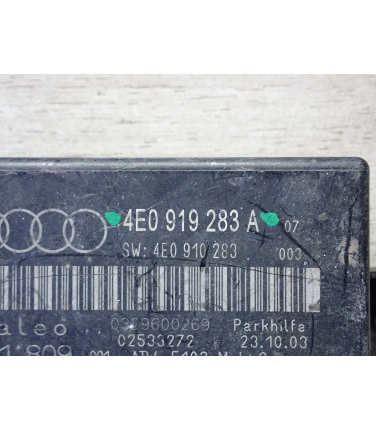 AUDI A8 D3 MODUŁ CZUJNIKÓW PARKOWANIA PDC 4E0919283A