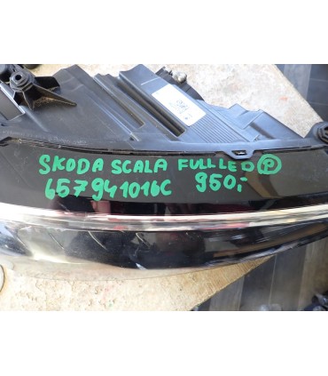 SKODA SCALA 657941016C LED LAMPA PRAWY PRZÓD EUROPA
